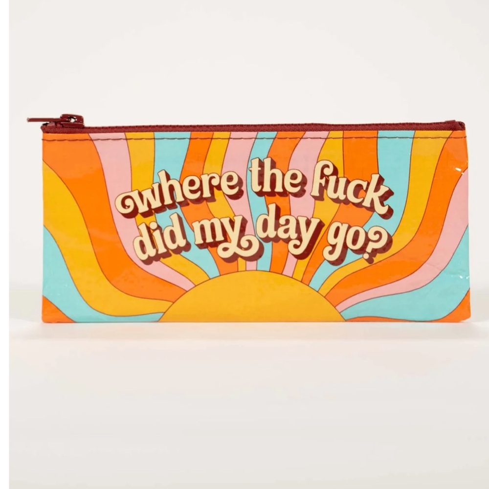 Colorful Retro Zipper Pouch - Picture 4 of 5